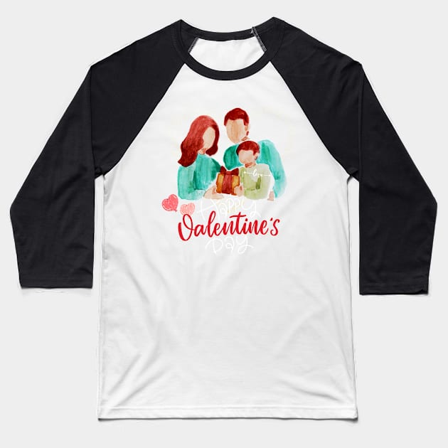 Valentines Day T-Shirt Baseball T-Shirt by Melchi